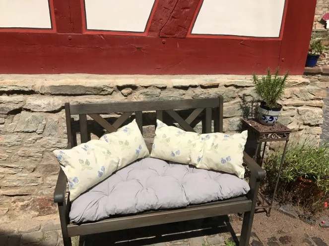 Unsere neue Sitzbank