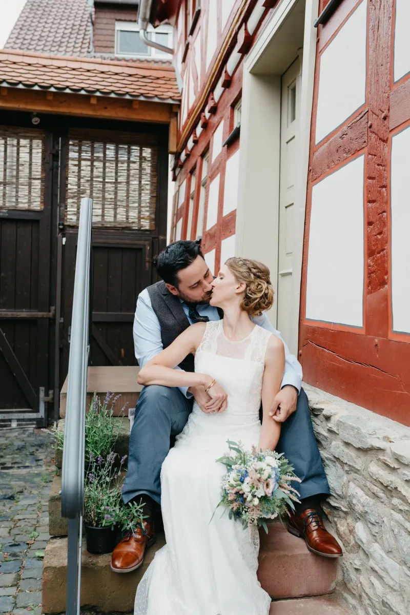 Hochzeitsfoto im Innenbereich