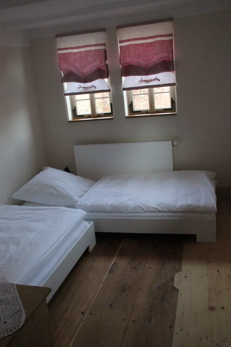 Kleines Schlafzimmer von oben